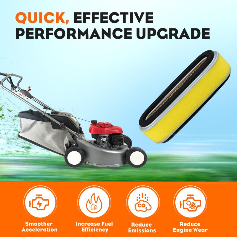 Hipa HR214 GV150 Air Filter Kit for Hon-da GXV120 GV200 HR194 HR195 HRA214 HRA215 HRC215 HR21 Lawn Mower 17210-ZE6-505 17210-ZE6-305 - Image 4